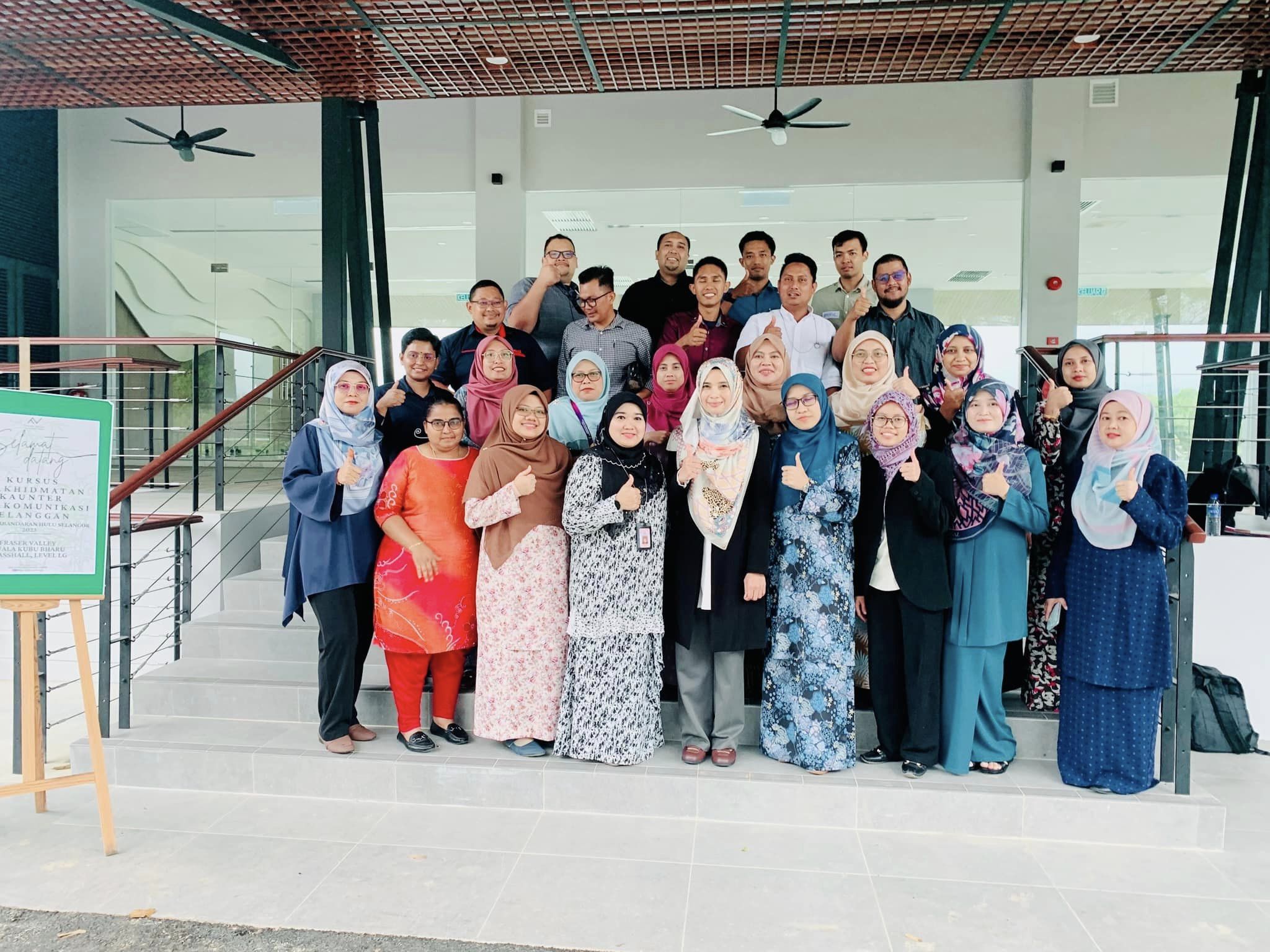 Kursus Perkhidmatan Kaunter Dan Komunikasi Pelanggan Majlis Perbandaran Hulu Selangor pada 21 November 2023